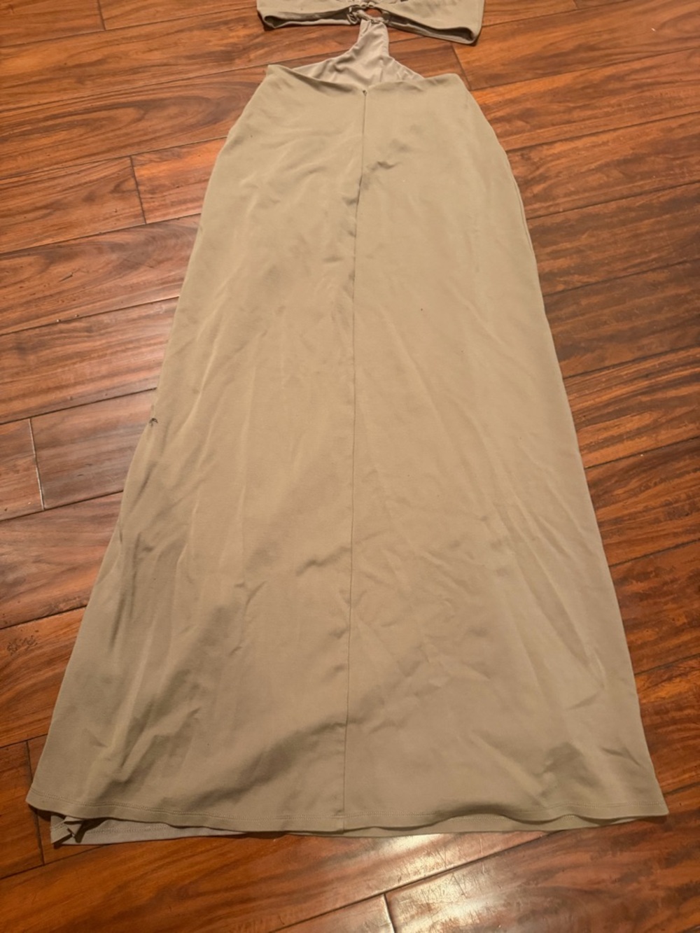 DUNDAS x REVOLVE Taupe Backless Cutout Maxi Dress - Picture 9 of 9